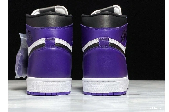 555088-500 Purple Retro 555088-500 High Jordan Air Court 1 White 0408